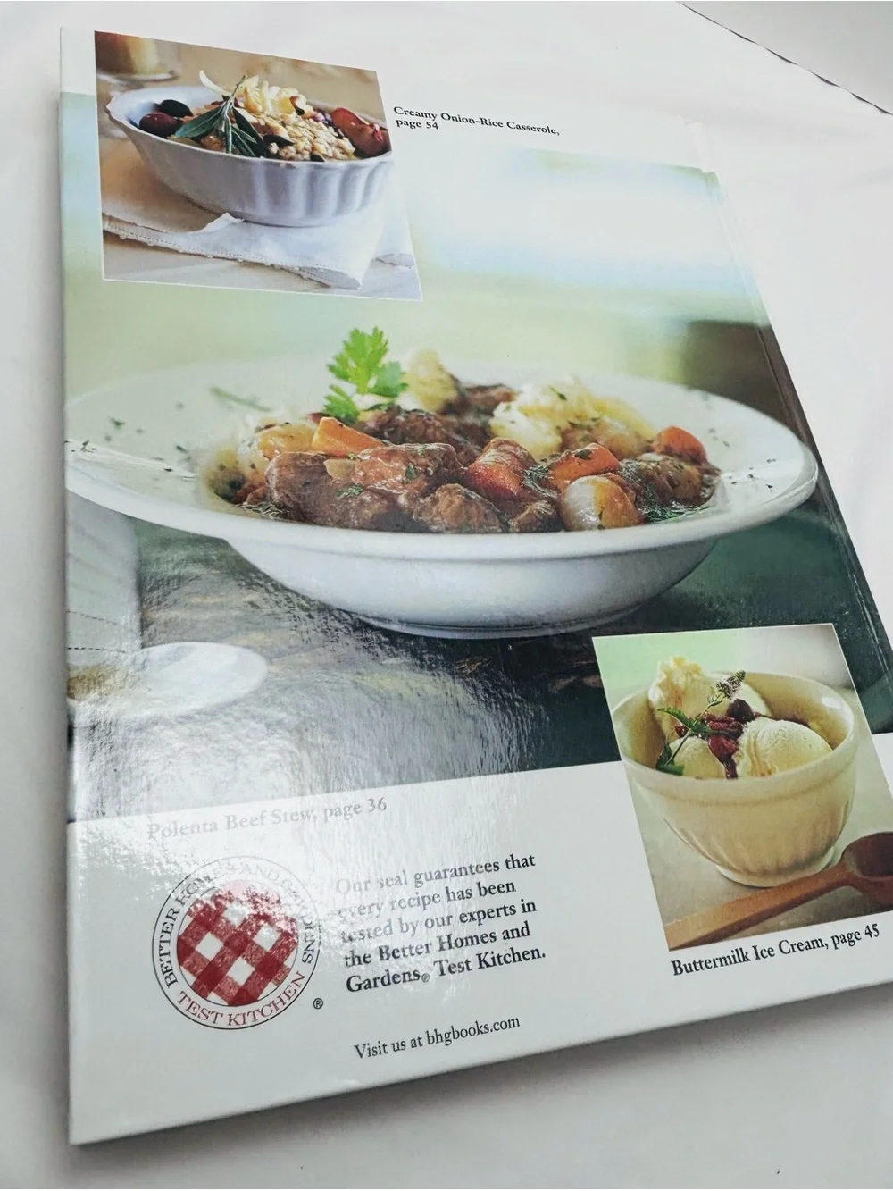 Better Homes And Gardens Annual Recipes Stack - White with Multicolor Titles